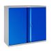Phoenix SCL0891GBK 2 Door 1 Shelf Steel Cupboard - 