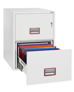 Phoenix World Class Vertical Fire File FS2272K 2 Drawer File Cabinet - 