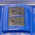 Double Power Socket for LapCabby, Mounted Inside Electrical Compartment - 