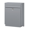 DAD Decayeux D100 Series Post Box - Silver Grey