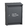 DAD Decayeux D110 Series Post Box - Anthracite Grey 