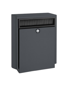 DAD Decayeux D410 Series Anti Theft Post Box - Anthracite Grey - 