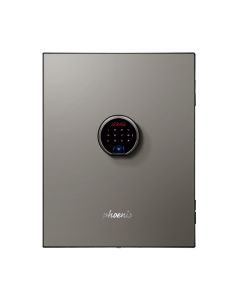 Phoenix Spectrum Plus LS6011FS Size 1 Luxury Fire Safe with Silver Door Panel and Fingerprint Lock