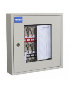 eSafes Perspex Fronted 30 Hook Key Cabinet - 