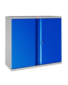 Phoenix SCL0891GBK 2 Door 1 Shelf Steel Cupboard - 