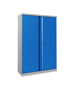 Phoenix SCL1491GBK 2 Door 3 Shelf Steel Cupboard - 