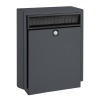 DAD Decayeux D410 Series Anti Theft Post Box - Anthracite Grey